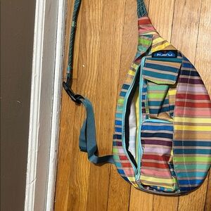 KAVU Rainbow Stripe Mini Belt Bag